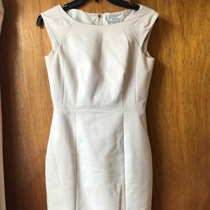 Light khaki colored business dress